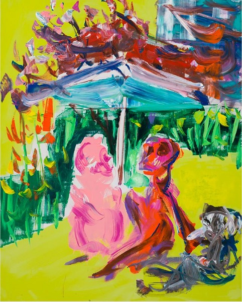 [2022] Untitled, Acrylic Ink on canvas, 162x130cm